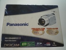 Panasonic NV-GS400 Black Camcorder Video Camera MiniDV 12x Zoom Used