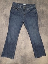 Riders By Lee Denim Mid Rise Bootcut Women's Size 10 P Dark Blue Jeans