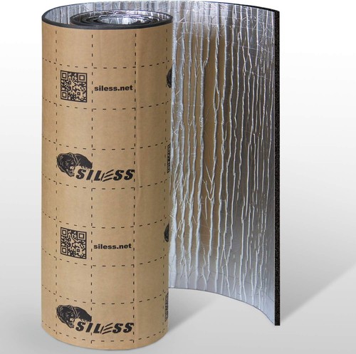 Self-Adhesive Foam Roll - 157mil Aluminum Finish for Ultimate Heat Insulation
