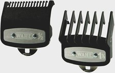 WAHL  1/2   1,1/2 SENIOR PREMIUM CUTTING GUIDES NON SLIP METAL CLIP 2 PCS