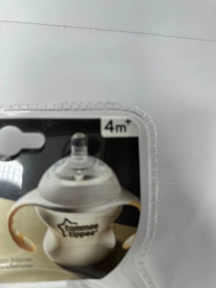 Tommee Tippee Closer To Nature Entrenador de Botellas Manijas Fácil Agarre Libre de BPA NUEVO 2pk Foto 3 de 4