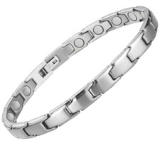 Gorgeous Thin magnetic bracelet women balance energy arthritis pain relief 2 new