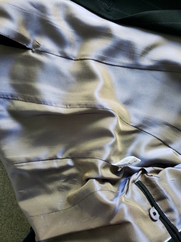 NEXT Black Pinstripe 2 Piece Suit. Jacket 10 Skirt 10R. Very Good Condition - Picture 7 of 8