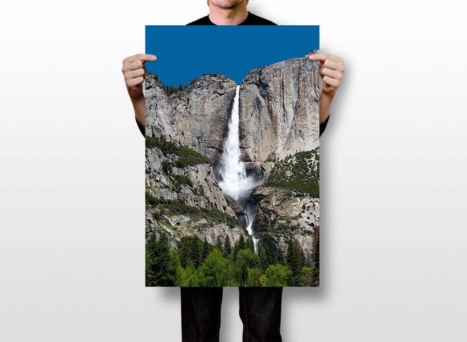 Waterfalls In Yosemite National Park Picture Wall Art Home Decor - POSTER 20x30 - Image 3 of 3