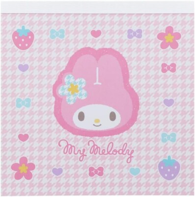 Sanrio My Melody Square memo pad 100 sheets Y2K | eBay