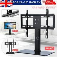 Desk Top Monitor Table TV Stand Bracket Mount Plasma LCD LED 22-70" Universal