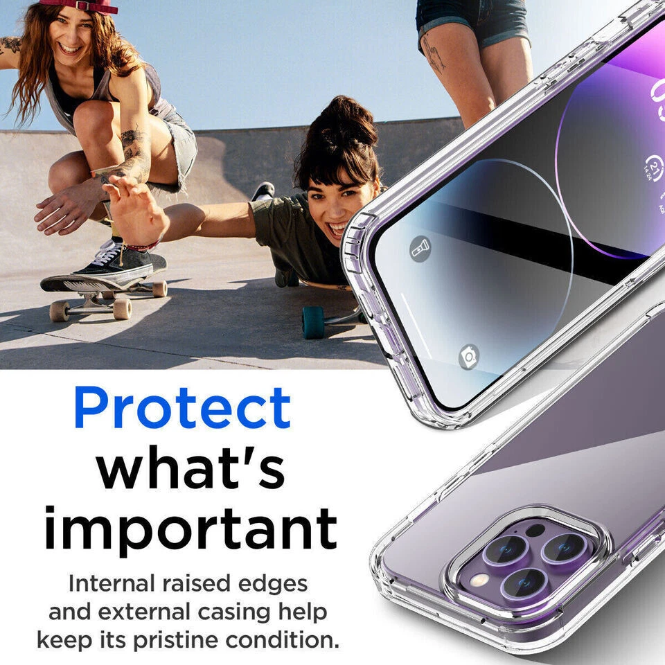 Gorilla Case For iPhone 16 Pro Max 15 14 13 12 XR XS Hard Metal Heavy Duty Cover - Image 4 of 4