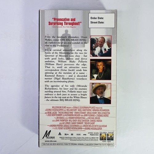 The Big Brass Ring (VHS, 2000) SEALED Promotional Copy - Picture 2 of 7