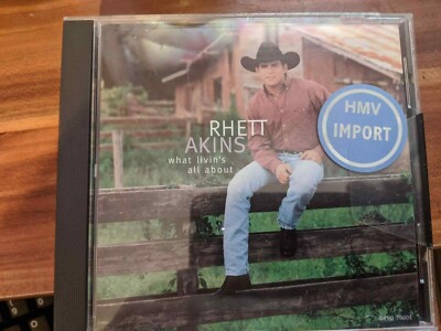 RARE DECCA/MCA USA CD 1998 RHETT AKINS WHAT LIVIN'S ALL ABOUT SEALED 