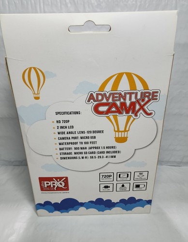 Adventure CamX Ultra ProX (GoPro Equivalent) HD 720p 30 Piece Accessorie Pack - Picture 2 of 10