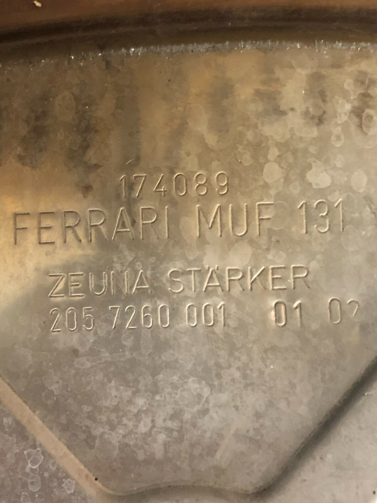OEM Ferrari 360 Stock Exhaust System PN: 178769 - 178770 - 174089