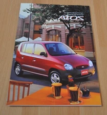 Hyundai Atos Korean Sales Brochure Prospekt ENG