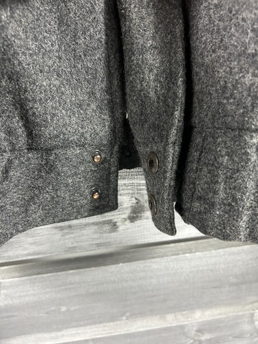 Vintage Members Only Wool Blend Gray Lined Jacket Coat Mens 4XL - Picture 7 of 13
