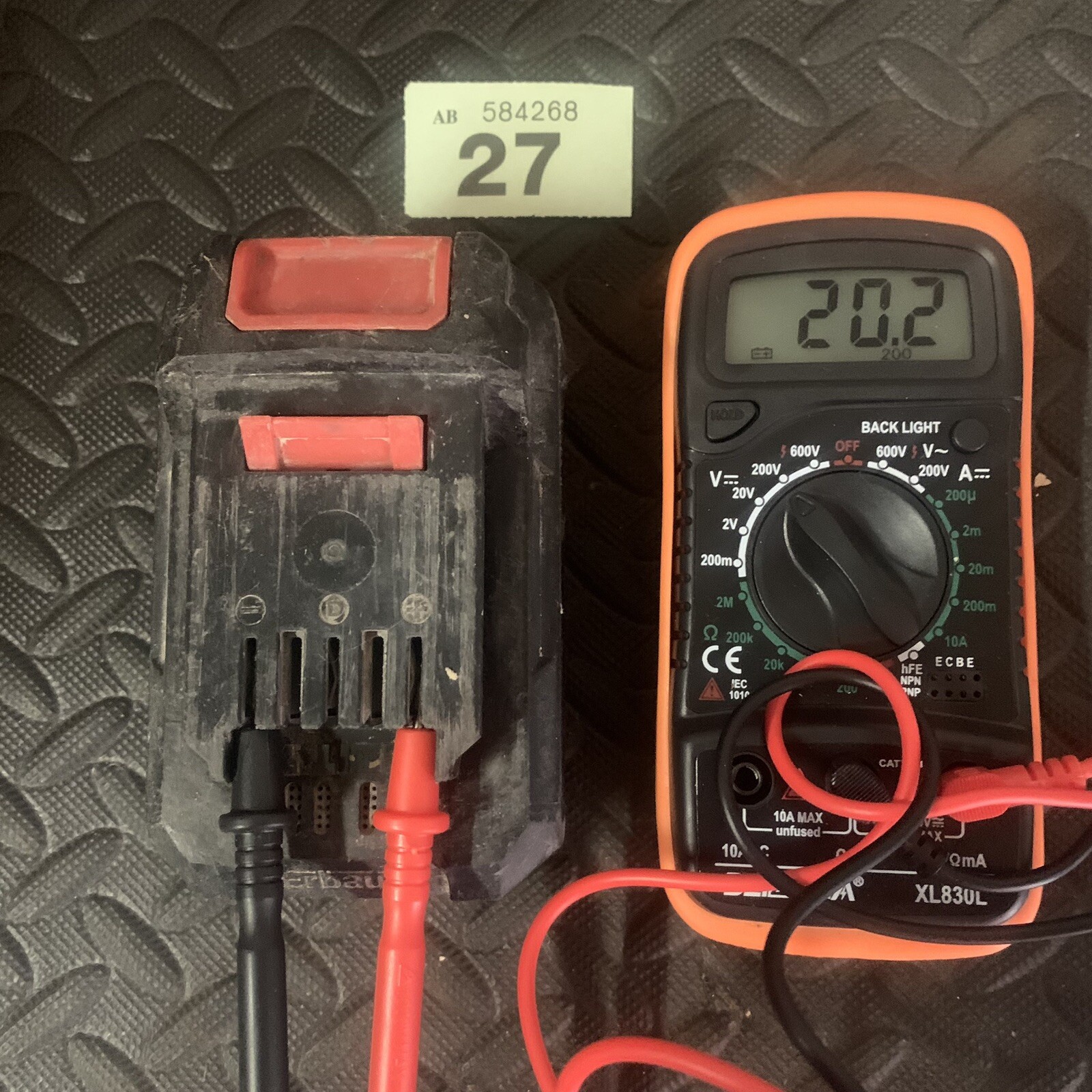 Erbauer EXT 18V 4Ah Li-ion  Tool Battery for refurbishment Faulty Not Working 27