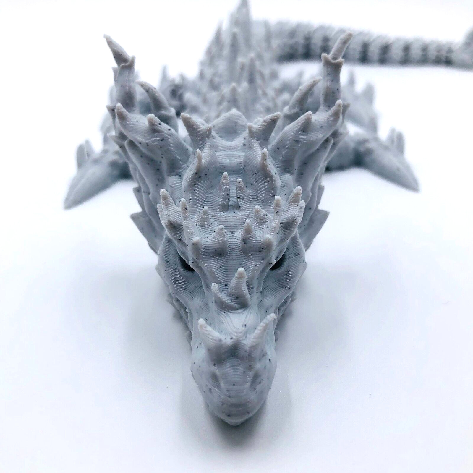 3D Printed Stone or Copper Dragon Mystical Articulating 16 Inch Desert US Made