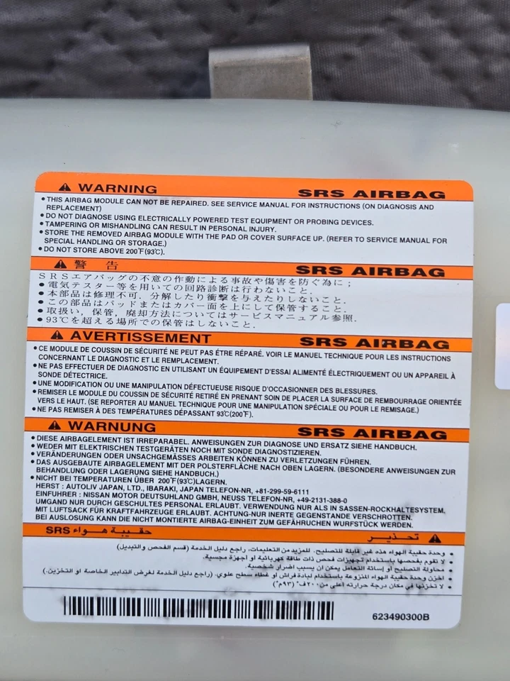 15-19 INFINITI Q70 Q70L ASIENTO DELANTERO IZQUIERDO LADO CONDUCTOR MÓDULO INTERIOR OEM Foto 4 de 4