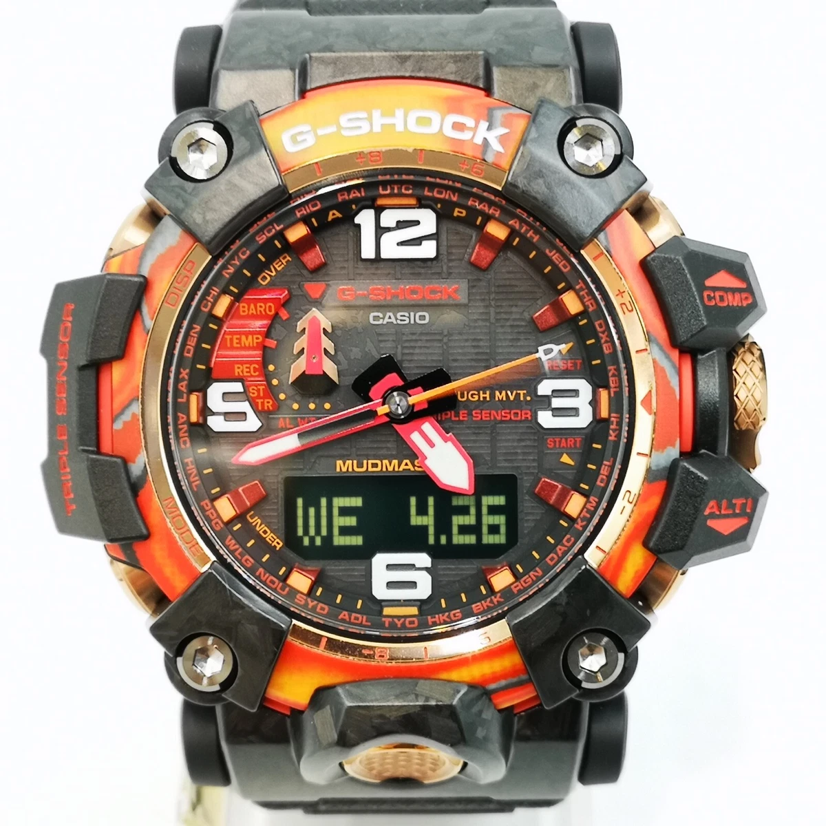 CASIO G-SHOCK LAND MUDMASTER 40th GWG-2040FR-1AJR FLARE RED Men Watch New in Box