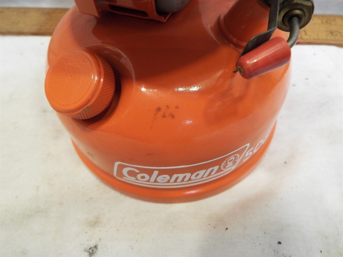 Coleman 508A Single Burner Camping Cook Camp Stove Zebco Traveler