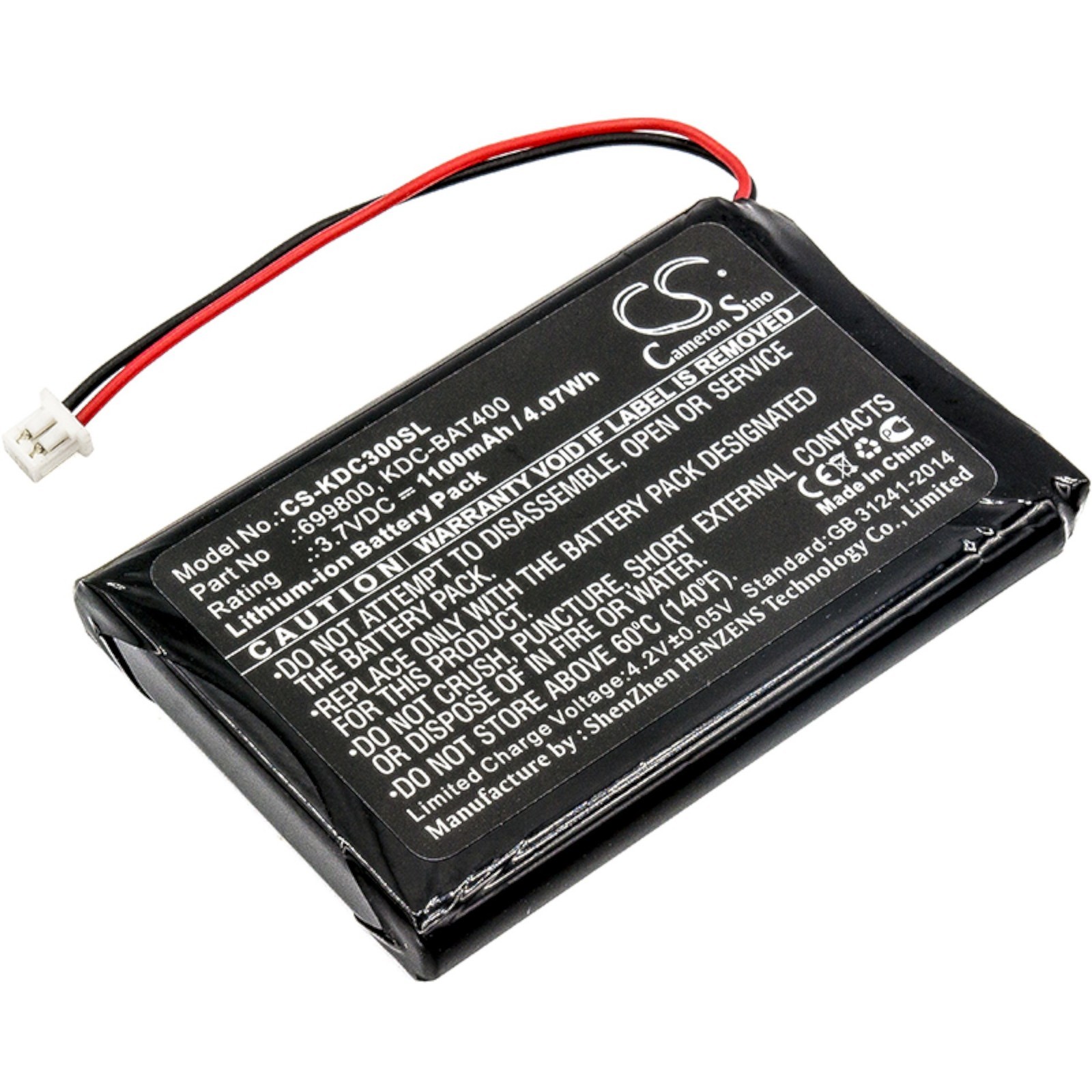 Battery 1100mah For Koamtac Kdc30 Kdc350 Kdc420 Kdc450
