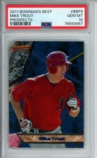 2011 Bowman's Best #BBP9 Mike Trout PSA 10 Gem Mint Rookie Card Angels Great