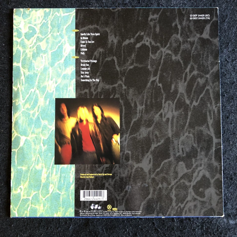 Nirvana Nevermind · Lp · 1991, foto 3 de 5