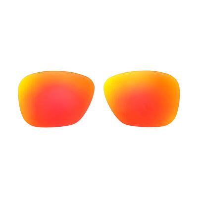 Walleva Fire Red Polarized Replacement Lenses For Ray-Ban RB3136 Caravan 58mm
