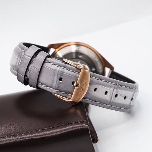 Aquacy Bronze Men's White MOP Watch Automatic MIYOTA (Citizen) Movement 200M - Foto 7 di 23