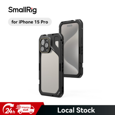 SmallRig iPhone 15 Pro Phone Cage Mobile Video Cage for iPhone 15 Pro 4396