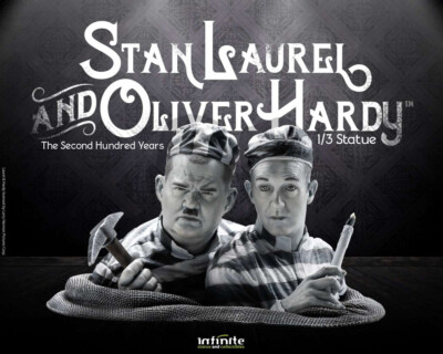 Stan Laurel & Oliver Hardy Figure 1/3 Statue Infinite Statue