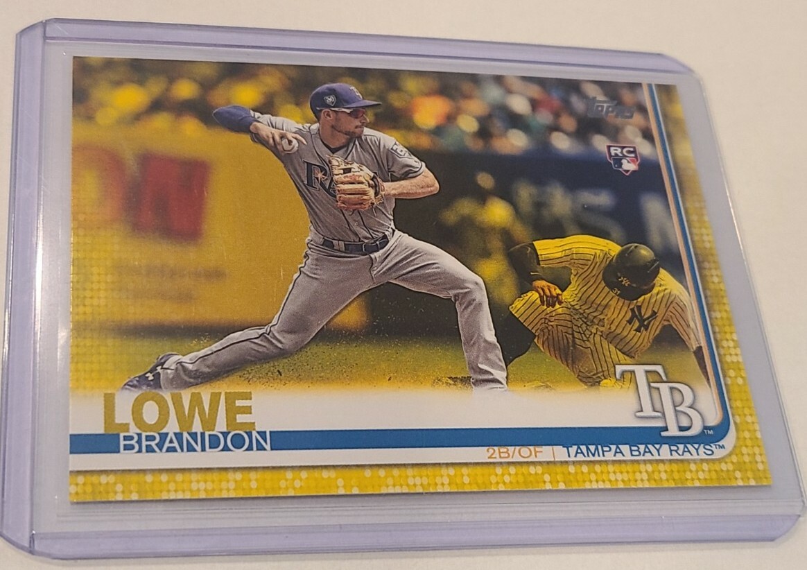 2019 Topps BRANDON LOWE Rookie #114🔥🔥🔥 WALGREENS YELLOW