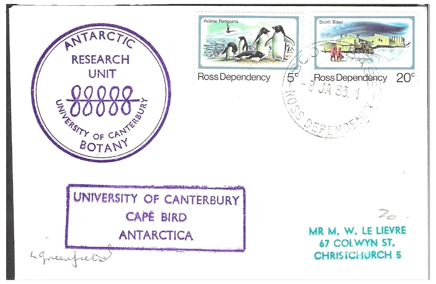 Cubierta de aves sellos de Nueva Zelanda