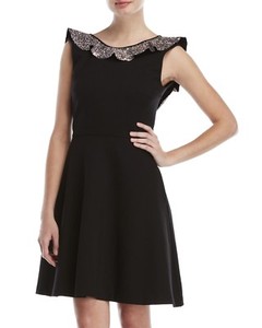 glitter ruffle dress