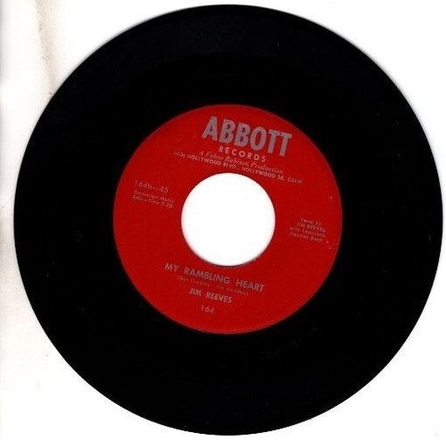 Jim Reeves – Beatin' On The Ding Dong / My Rambling Heart 7" 45 - Picture 11 of 24