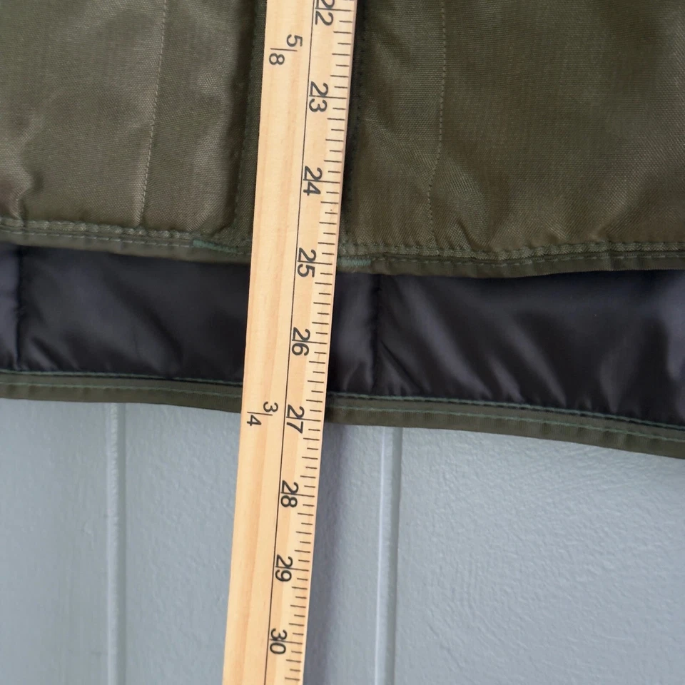 Vintage RefrigiWear USA Work Vest Military Army Green Quilted Utility Size Large - Image 2 of 4