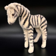 STEIFF ZEBRA | 6522,0 | US-ZONE | Jahr 1949 | 19 cm | Guter Zustand
