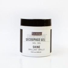 DECOUPAGE Gel SHINE  Redesign / Prima Decoupage Glue - FREE SHIPPING