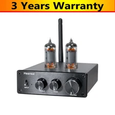 Heareal L5 Tube Preamplifier Bluetooth Receiver Headphone Amp DAC w/Treble &Bass