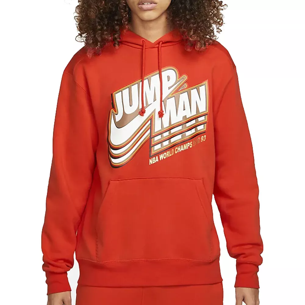 Nike Jordan NBA Champs Core Fleece Pullover Hoodie Red 2XL-3XL NWT | eBay