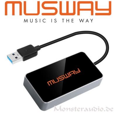 MUSWAY BTA2 USB Bluetooth Adapter M6v3 D8v3 DSP68 Audio Streaming App Steuerung