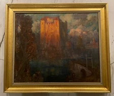 FRENCH IMPRESSIONISM EXPRESSIONISM SCHOOL ORIGINAL OIL PAINTING SIGNED