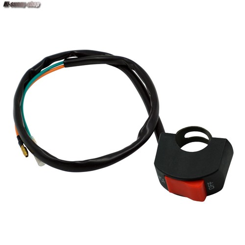 5PCS Handlebar ON OFF Stop Kill Switch Button For Motorcycle Dirt Bike ATV - Picture 6 of 12
