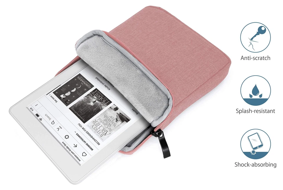 6 Zoll Nylon Sleeve Hülle Schutzhülle Tasche für eBook Reader Smartphone Tablet - Bild 3 von 4