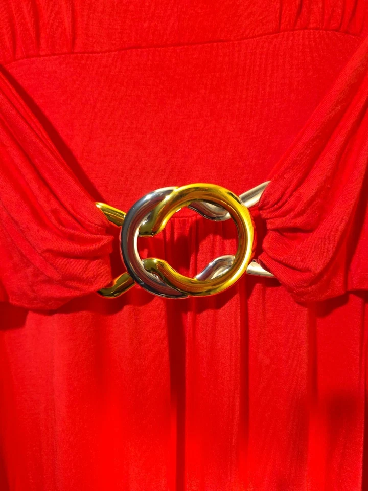 Vestido para mujer Liz Lange rosa con hebilla 1x Foto 3 de 3