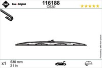 SWF Wischblatt Beifahrerseitig, Fahrerseitig U.A. FüR Jeep, Kia, Lancia