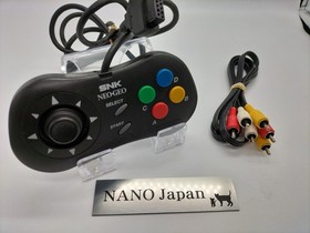 SNK Neo Geo CD Console CD-T01 controller set Retro Game Tested Working JAPAN