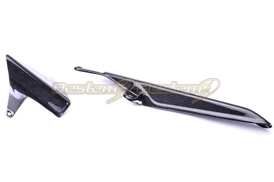 Cubierta protectora de cadena de fibra de carbono Honda CBR1000RR 2004-2007 panel de carenado 2006 2005 Foto 2 de 4