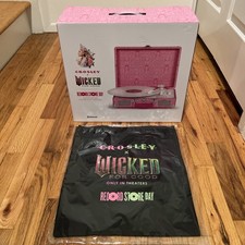 WICKED FOR GOOD GLINDA CROSLEY TURNTABLE RSD BLACK FRIDAY 2025 PINK