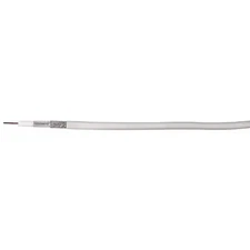 Carol C5785.41.02 Coaxial Cable, Rg-6/U, 75 Ohms, White