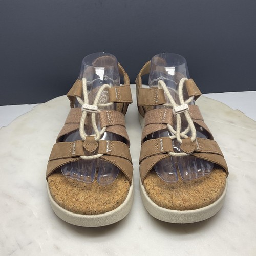 Keen Elle Mixed Strap Sport Sandals Women Size 11 Toasted Coconut Birch Comfort - Picture 4 of 11