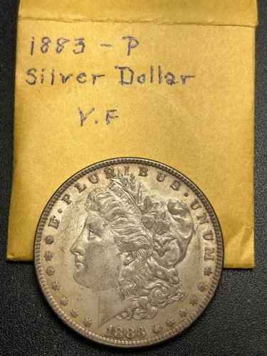 1883-P  Morgan Silver Dollar , Very Fine